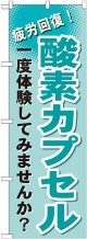 〔G〕 酸素カプセル　のぼり