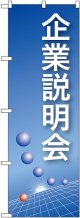 〔N〕 企業説明会(青) のぼり