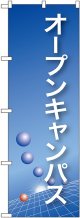 〔N〕 オープンキャンパス(青) のぼり