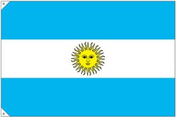画像3: 世界の国旗 (販促用)  アルゼンチン　(ミニ・小・大)