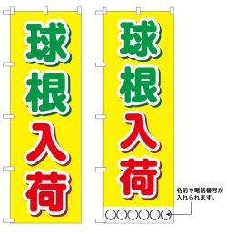 画像1: 10枚セットのぼり旗　球根入荷　受注生産品