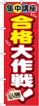 〔G〕 集中講座　合格大作戦！　のぼり