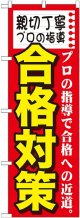 〔G〕 親切丁寧　プロの指導　合格　のぼり