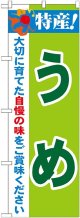 特産!うめ のぼり