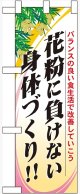 花粉に負けない身体 ハーフのぼり