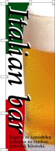 〔G〕 Italian bar(ビール) のぼり