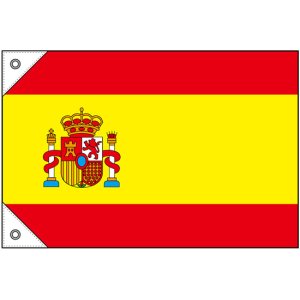 画像: 世界の国旗 (販促用)  スペイン　(ミニ・小・大)