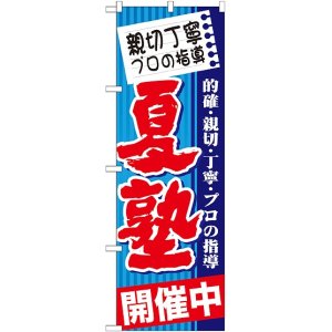 画像: 〔G〕 親切丁寧 プロの指導 夏塾 のぼり