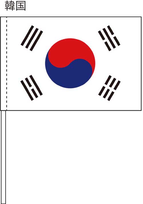画像1: 手旗　韓国
