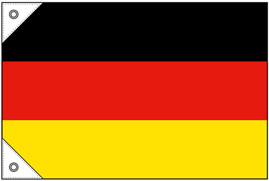画像1: 世界の国旗 (販促用)  ドイツ　(ミニ・小・大)