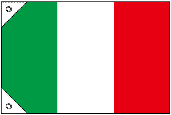 画像1: 世界の国旗  (販促用) イタリア(ミニ・小・大)