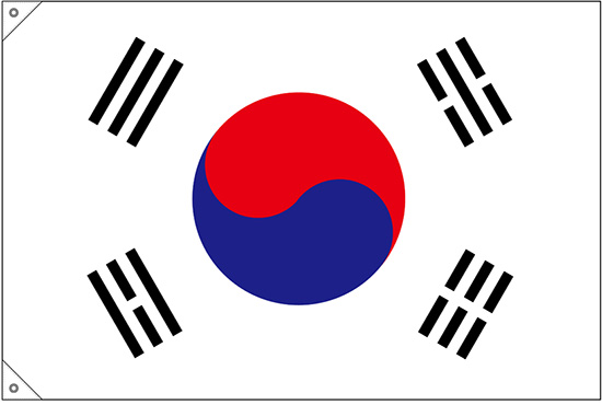 画像2: 世界の国旗 (販促用)  韓国　(ミニ・小・大)
