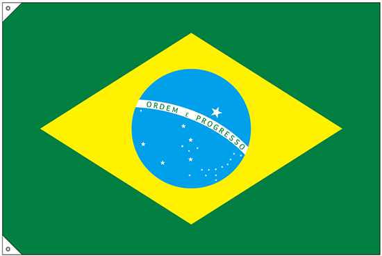 画像3: 世界の国旗 (販促用)  ブラジル　(ミニ・小・大)