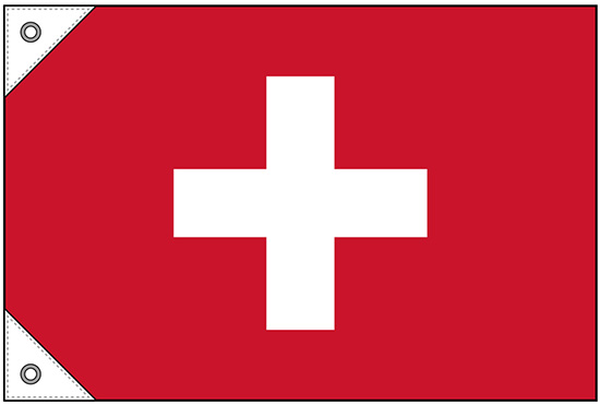 画像1: 世界の国旗 (販促用)  スイス　(ミニ・小・大)