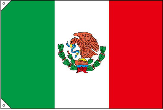 画像2: 世界の国旗 (販促用)  メキシコ　(ミニ・小・大)