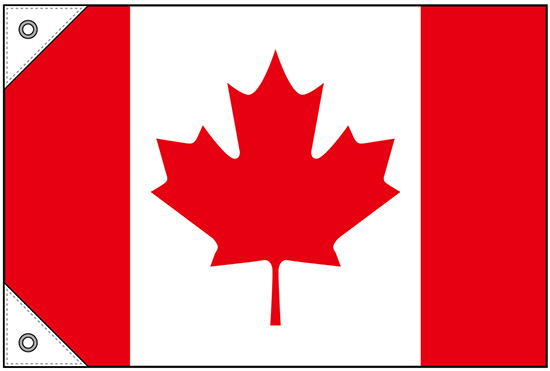 画像1: 世界の国旗 (販促用)  カナダ　(ミニ・小・大)