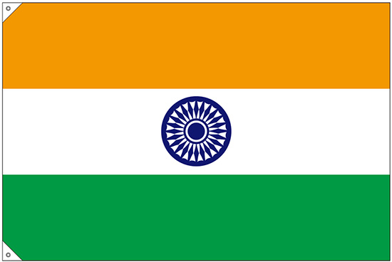 画像3: 世界の国旗 (販促用)  インド　(ミニ・小・大)